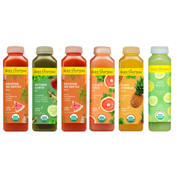 Juice Crafters 4 Signature Detox AntiAging Energy Boost