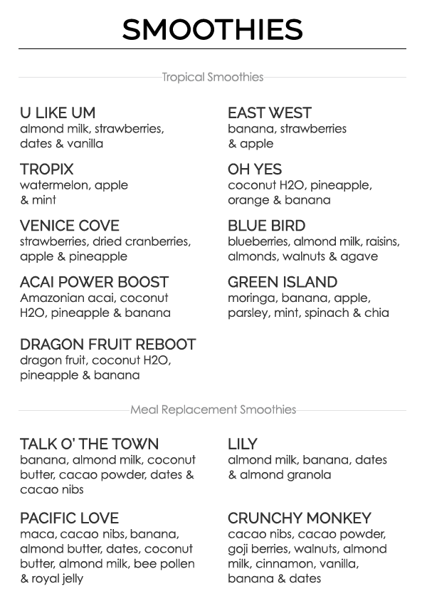 Store Menu Menu Test