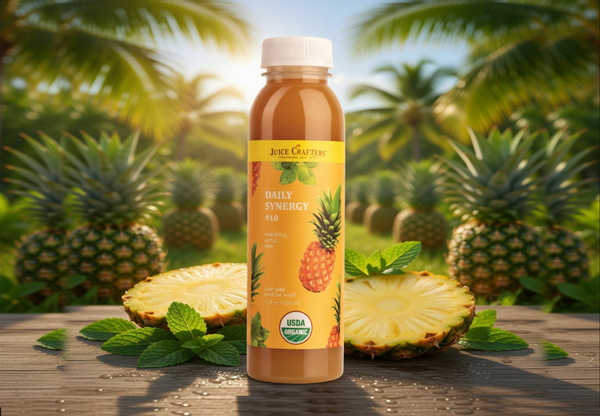 #10 Daily Synergy cold-pressed cold-pressed juice — Pineapple, Apple & Mint