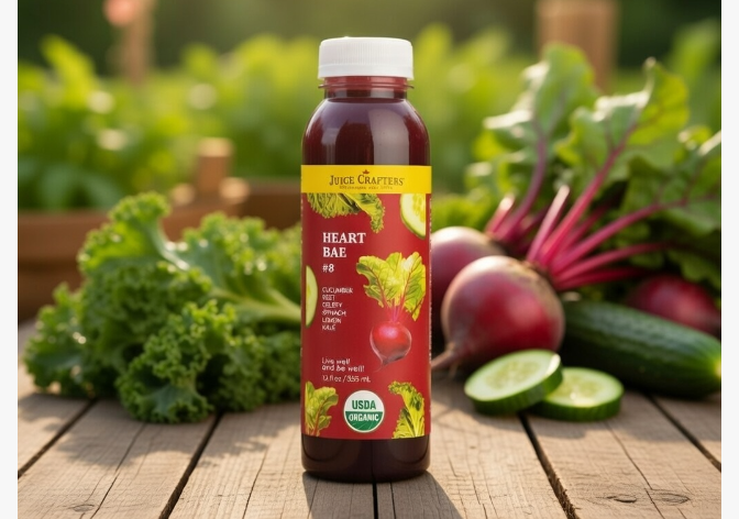 #8.0 Heart Bae cold-pressed cold-pressed juice — Cucumber, Beet, Celery, Spinach & Kale