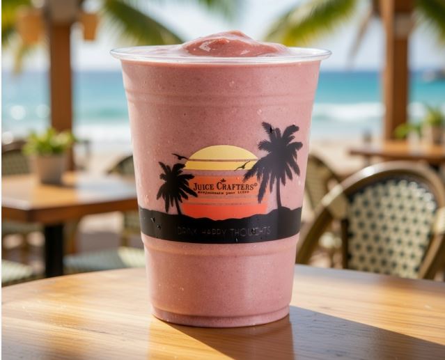 Acai Power Boost cold-pressed cold-pressed smoothie — Pineapple, Banana, Amazonian Acai & Cold-Pressed Apple Juice