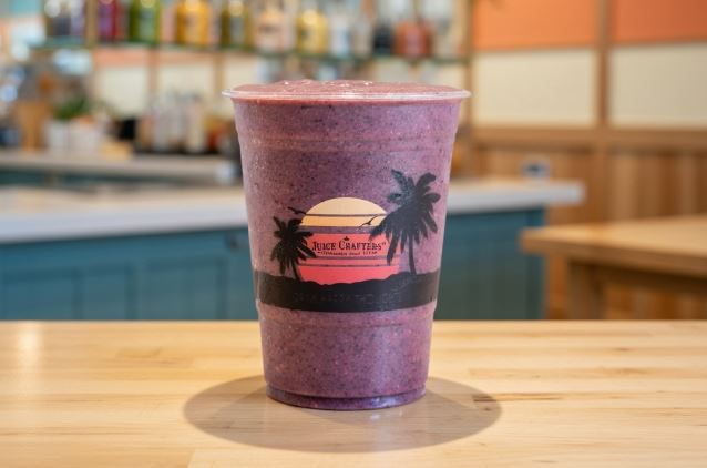 JUN | Berry Wild West cold-pressed smoothie of the month — Apple Juice, Amazonian Acai, Strawberry, Banana & Golden Berries