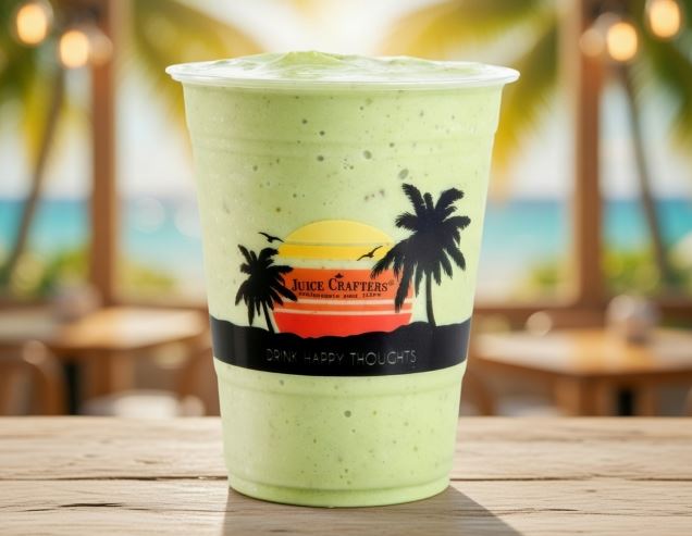 Silver Cup cold-pressed meal replacement smoothie — Kale, Banana, Dates, Walnuts & Almond Milk